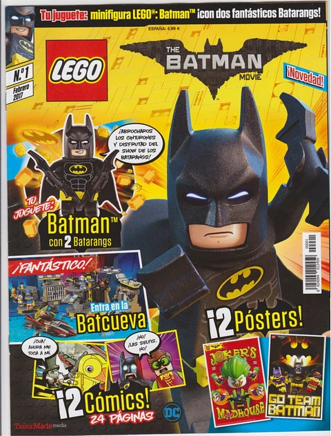 Revista Lego The Batman Movie Nº01 