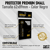 Protector Top Deck Premium Dual Small - Negro 100un  1