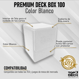 Porta Mazo Top Deck Premium 100+ Blanco 