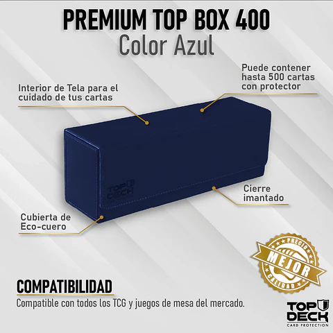 Premium Top Box 400 Top Deck Azul 