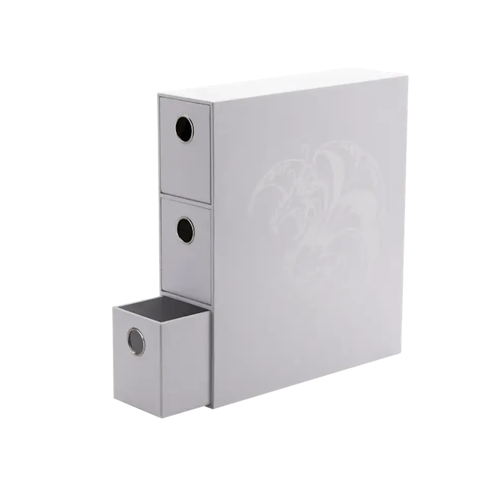 Dragon Shield: Fortress Card Drawers - White  2
