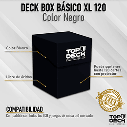 Porta Mazo Top Deck Negro 120+ 