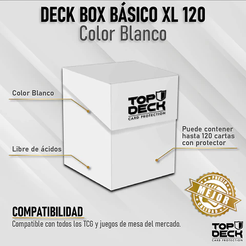 Porta Mazo Top Deck Blanco 120+ 