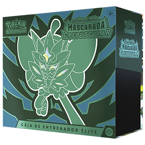 Escarlata & Purpura - Mascarada Crepuscular - Caja de Entrenador Élite 