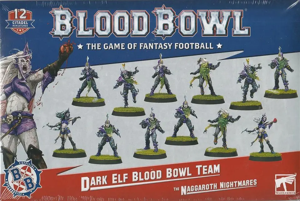 Blood Bowl: Dark Elf Team  1
