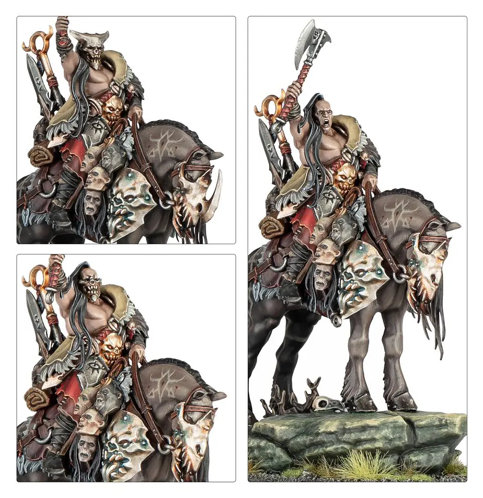 Slaves of Darkness: Darkoath Chieftain on Warsteed  3
