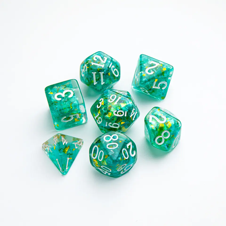 GG Mint RPG Dice Set (7 pcs)  2