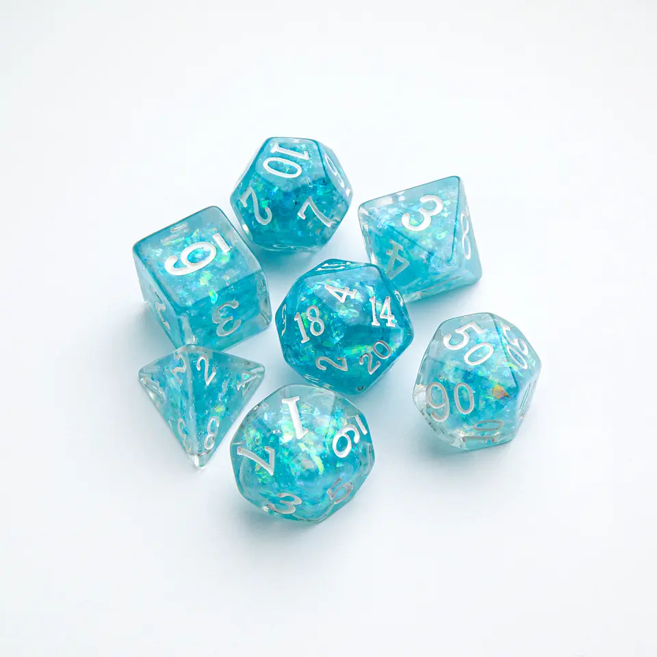GG: Blueberry RPG Dice Set (7pcs)  2