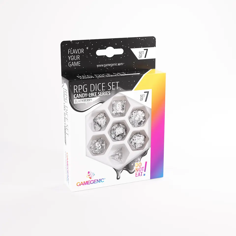 GG: Blackberry RPG Dice Set (7 pcs)  1