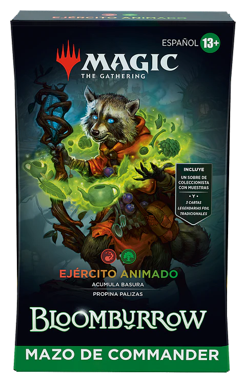 Mazo Commander Bloomburrow - Ejército Animado (Español) 