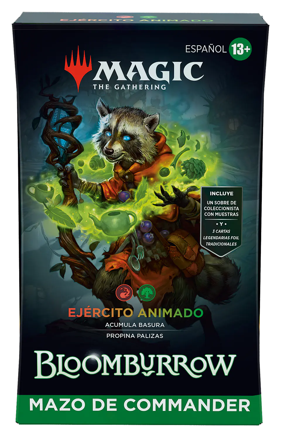 Mazo Commander Bloomburrow - Ejército Animado (Español)  1