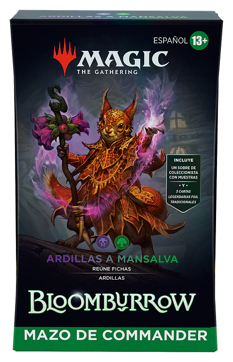 Mazo Commander Bloomburrow - Ardillas a Mansalva (Español) 