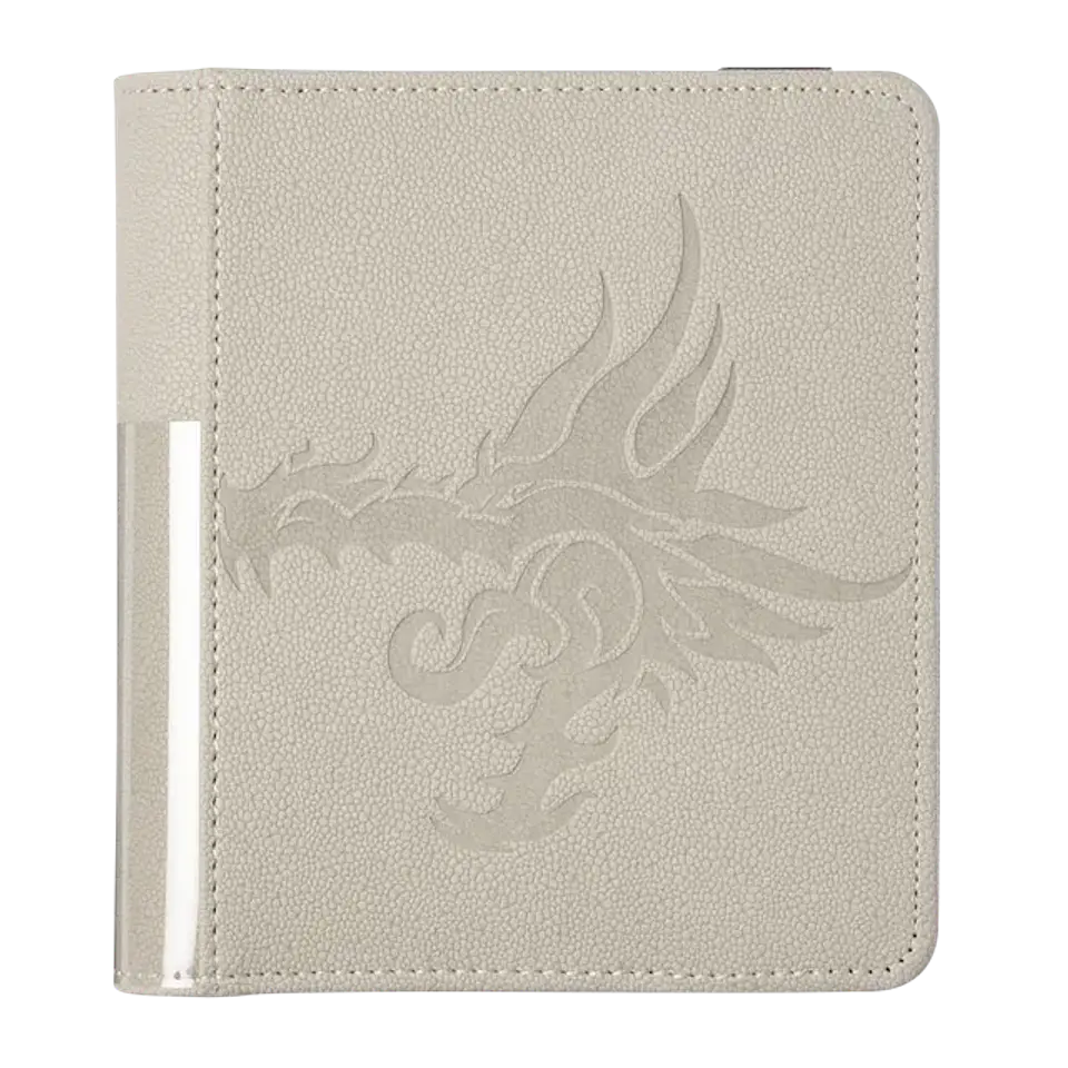 Carpeta Dragon Shield - Card Codex Portafolio 80 - Ashen White  1