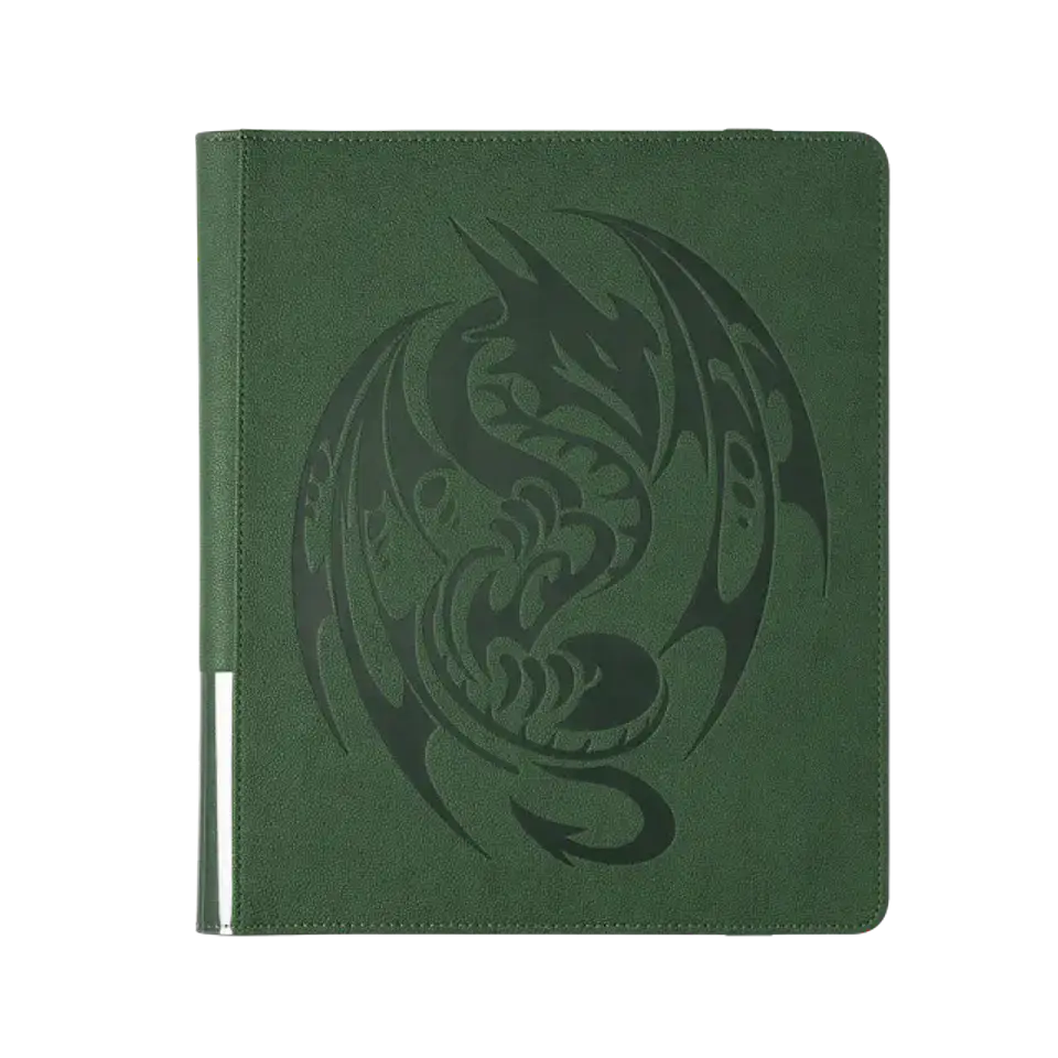 Carpeta Dragon Shield - Forest Green 18 Bolsillos (360) 1