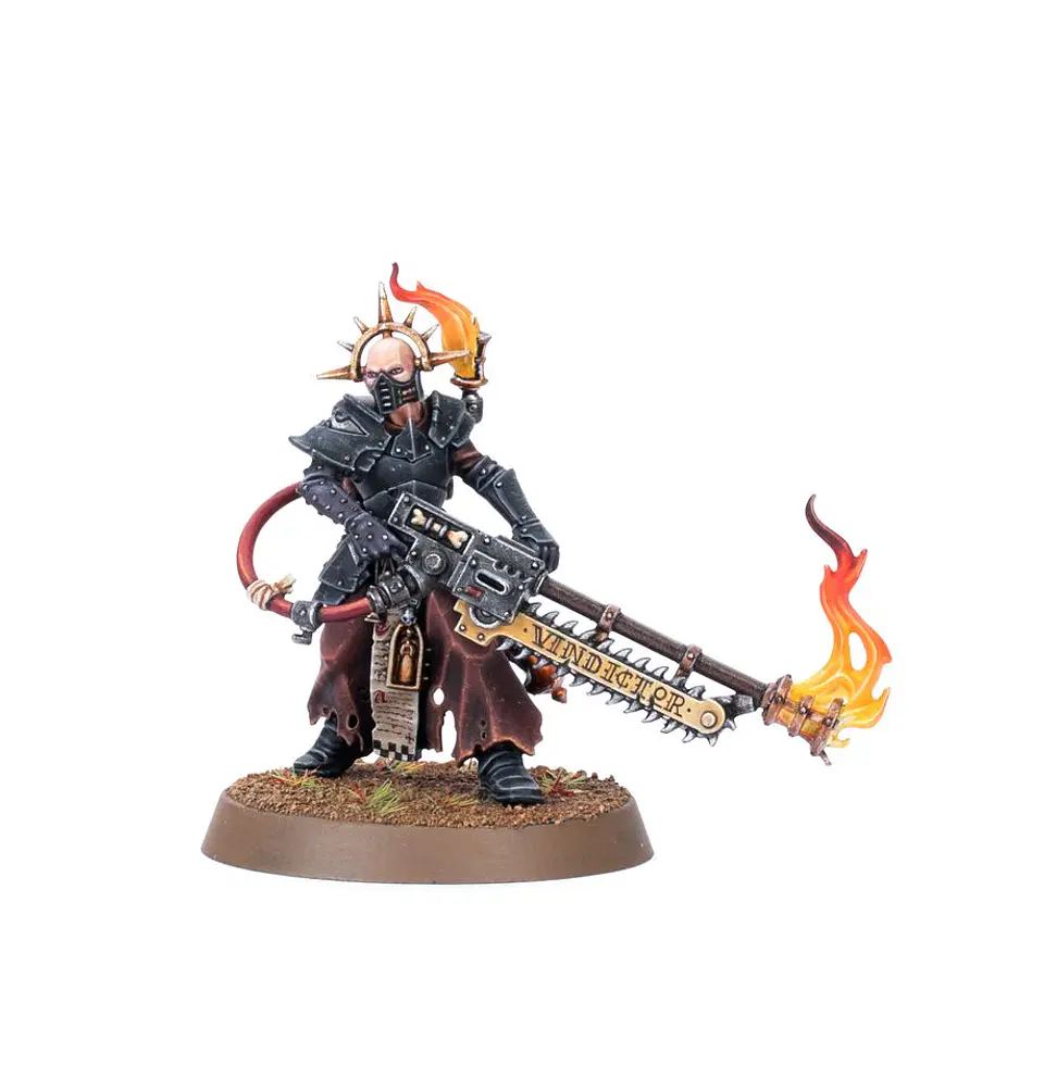 Adepta Sororitas: Ministorum Priest - With Vindictor  2