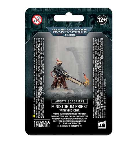 Adepta Sororitas: Ministorum Priest - With Vindictor 