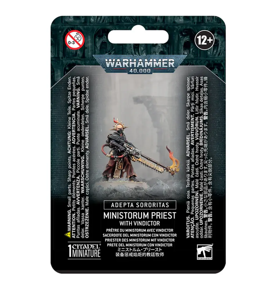 Adepta Sororitas: Ministorum Priest - With Vindictor  1