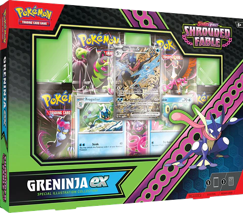 Pokemon TCG Escarlata y Púrpura: Fábula Sombría - Greninja Ex 