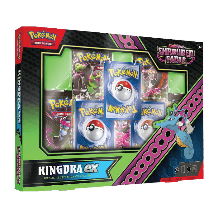Pokemon TCG Escarlata y Púrpura: Fábula Sombría - Kingdra Ex 