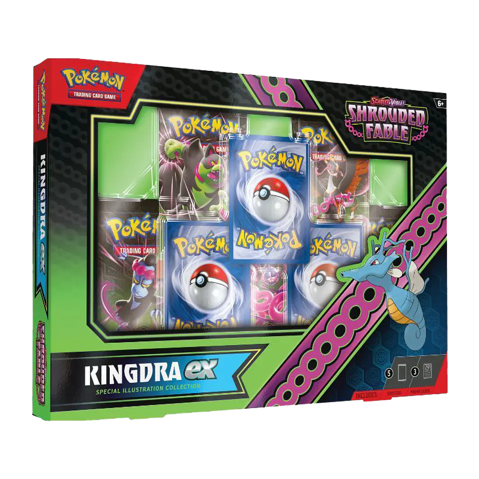 Pokemon TCG Escarlata y Púrpura: Fábula Sombría - Kingdra Ex  1
