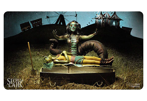 Playmat: MTG - Diabolical Dioramas - Gravebreaker Lamia 