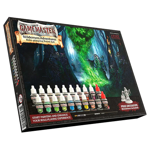 Set de pinturas Wilderness Adventures (20 pinturas + pincel + mini) 