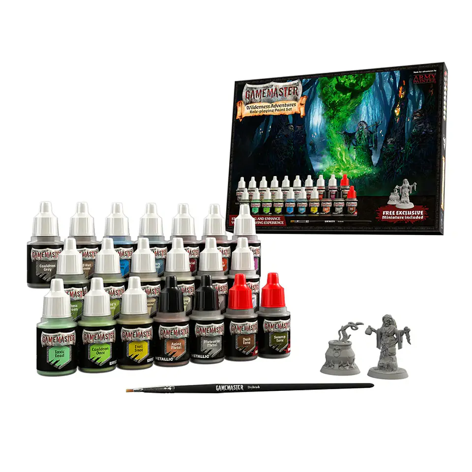Set de pinturas Wilderness Adventures (20 pinturas + pincel + mini)  2