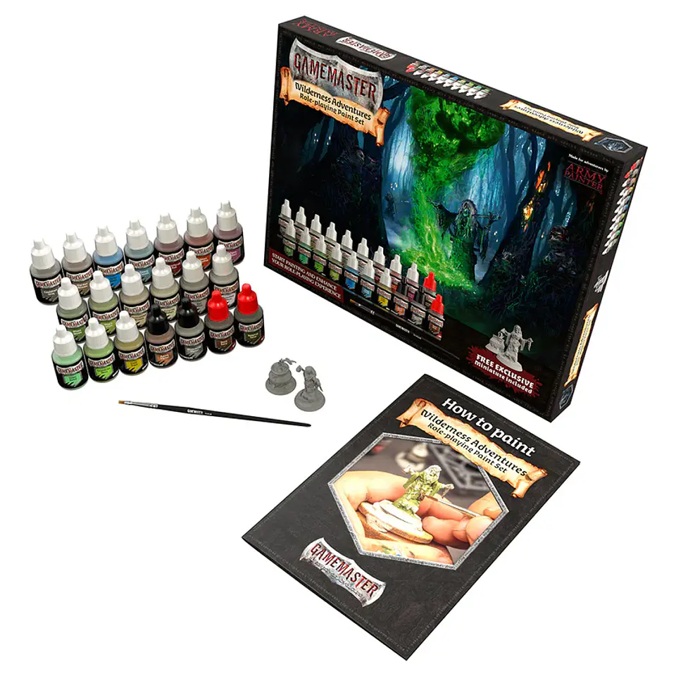 Set de pinturas Wilderness Adventures (20 pinturas + pincel + mini)  3