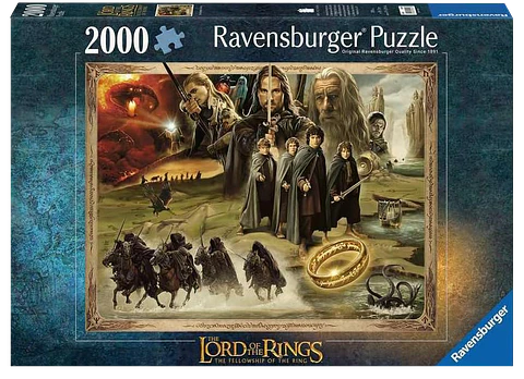 Puzzle: Lord of the Rings - Fellowship of Ring (2000 piezas) 
