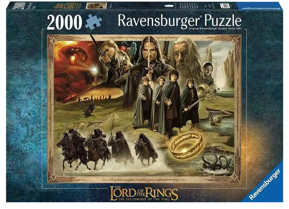 Puzzle: Lord of the Rings - Fellowship of Ring (2000 piezas)  1