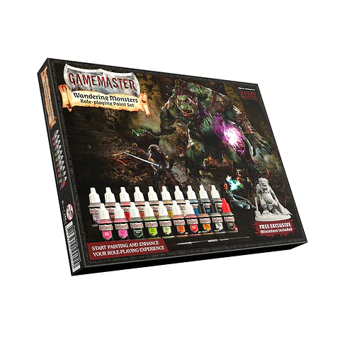 Set de pinturas Wandering Monsters (20 pinturas + pincel+ mini) 