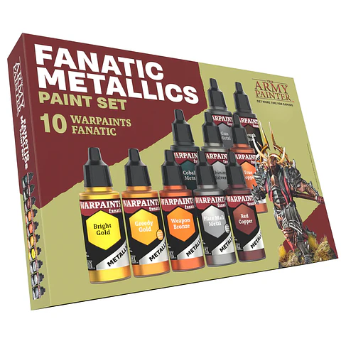 Set de pinturas Fanatic Metallics (10 pinturas) 