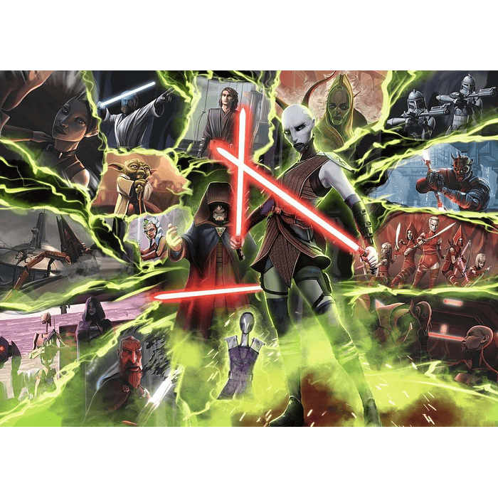 Puzzle: Star Wars Villainous - Asajj Ventress (1000 piezas)  2