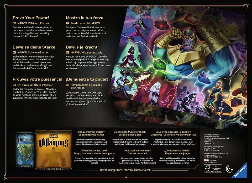 Puzzle: Marvel Villainous - Ultron (1000 piezas)  2
