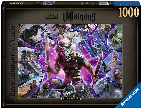Puzzle: Marvel Villainous - Killmonger (1000 piezas) 