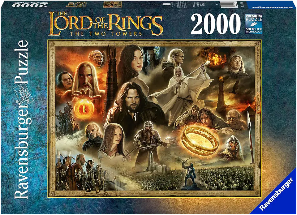 Puzzle: Lord of the Rings - The Two Towers (2000 piezas)  1
