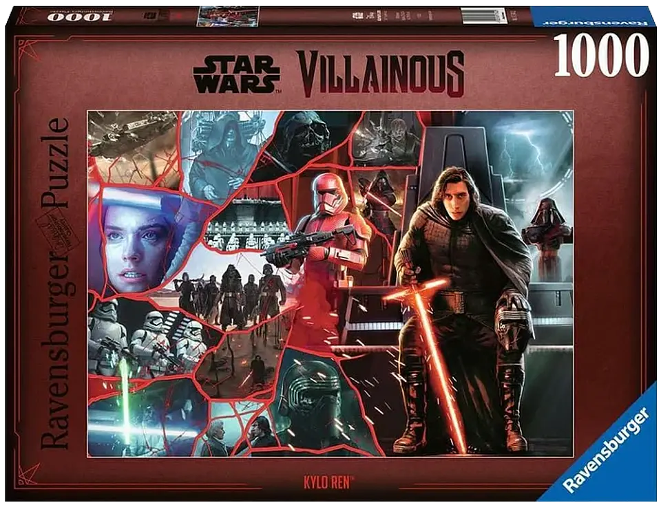 Puzzle: Star Wars Villainous - Kylo Ren (1000 piezas)  1