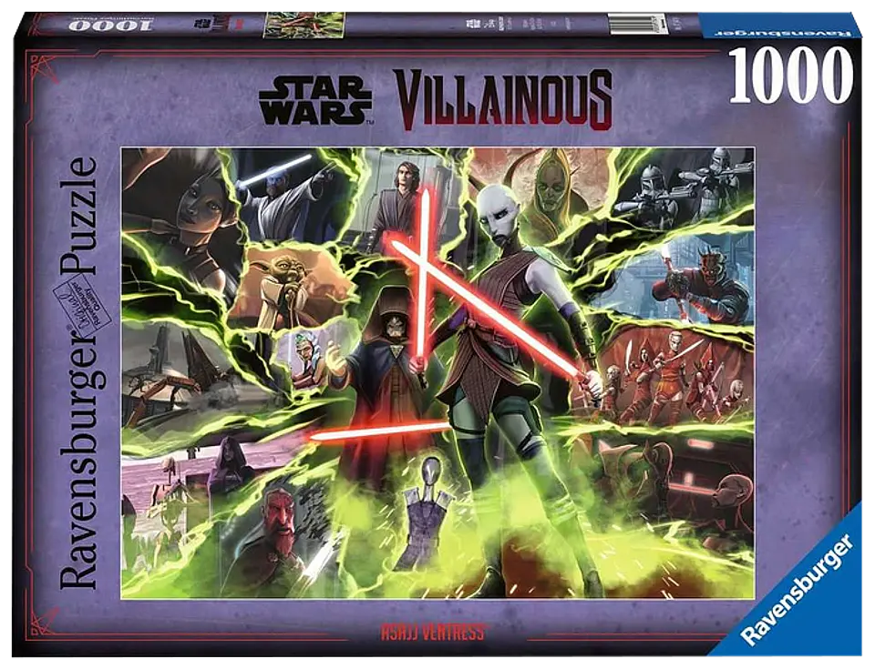 Puzzle: Star Wars Villainous - Asajj Ventress (1000 piezas)  1