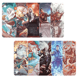 Playmat: MTG Double Sided - MH3 Planeswalker Collage 