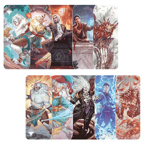 Playmat: MTG Double Sided - MH3 Planeswalker Collage 