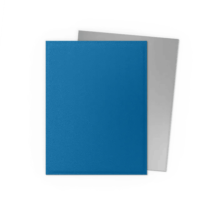 Protectores Dragon Shield Matte Dual - Blue/Silver (x100)  3