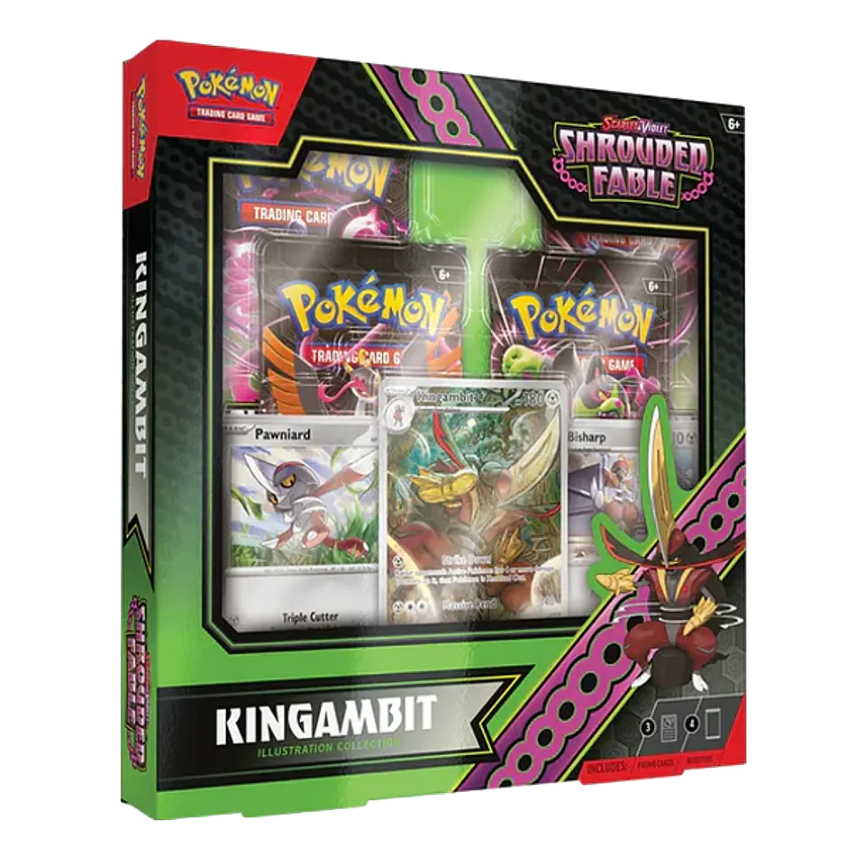 Pokemon TCG Scarlet & Violet: Shrouded Fable - Kingambit Illustration Collection  1