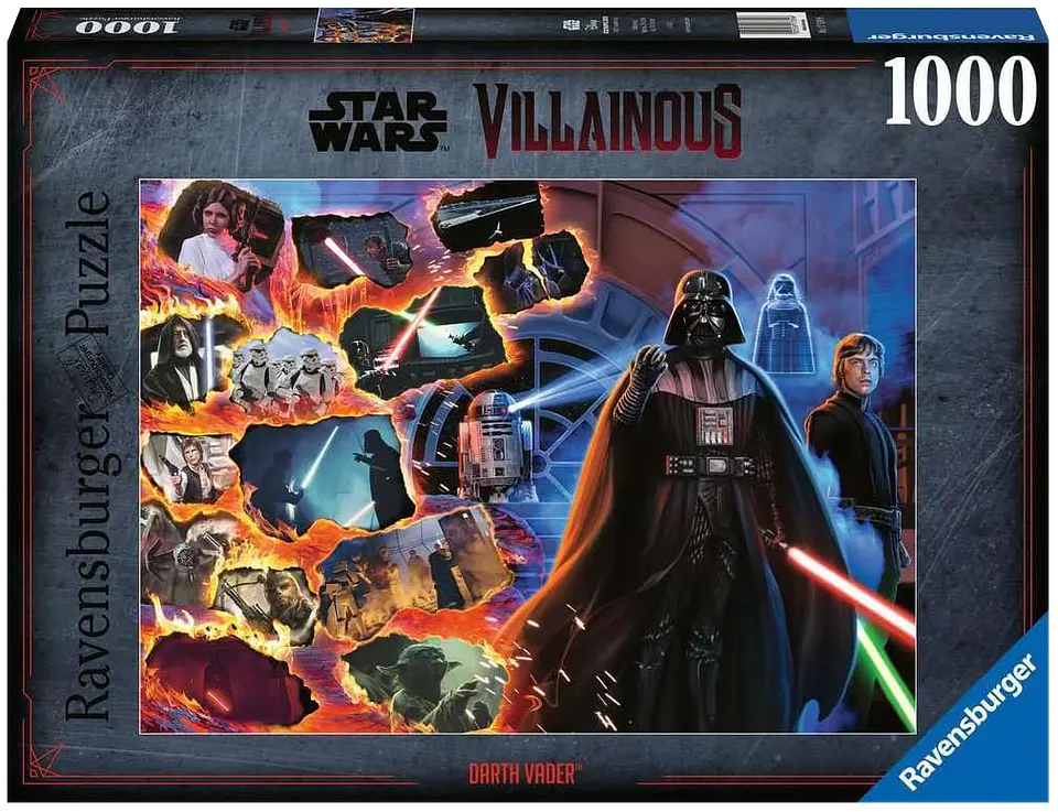 Puzzle: Star Wars Villainous - Darth Vader (1000 piezas)  1