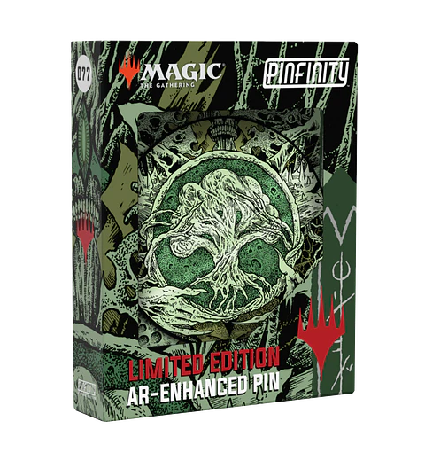 Pin: MTG Phyrexia All Will Be One - Infect Forest Mana AR Pin