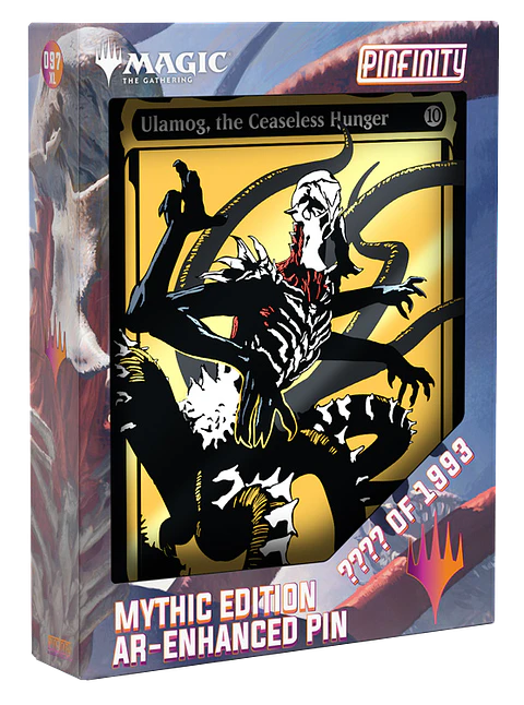 Pin: MTG Serialized Ulamog, Card Style AR Pin