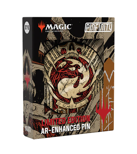 Pin: MTG Phyrexia All Will Be One - Infect Mountain Mana AR Pin