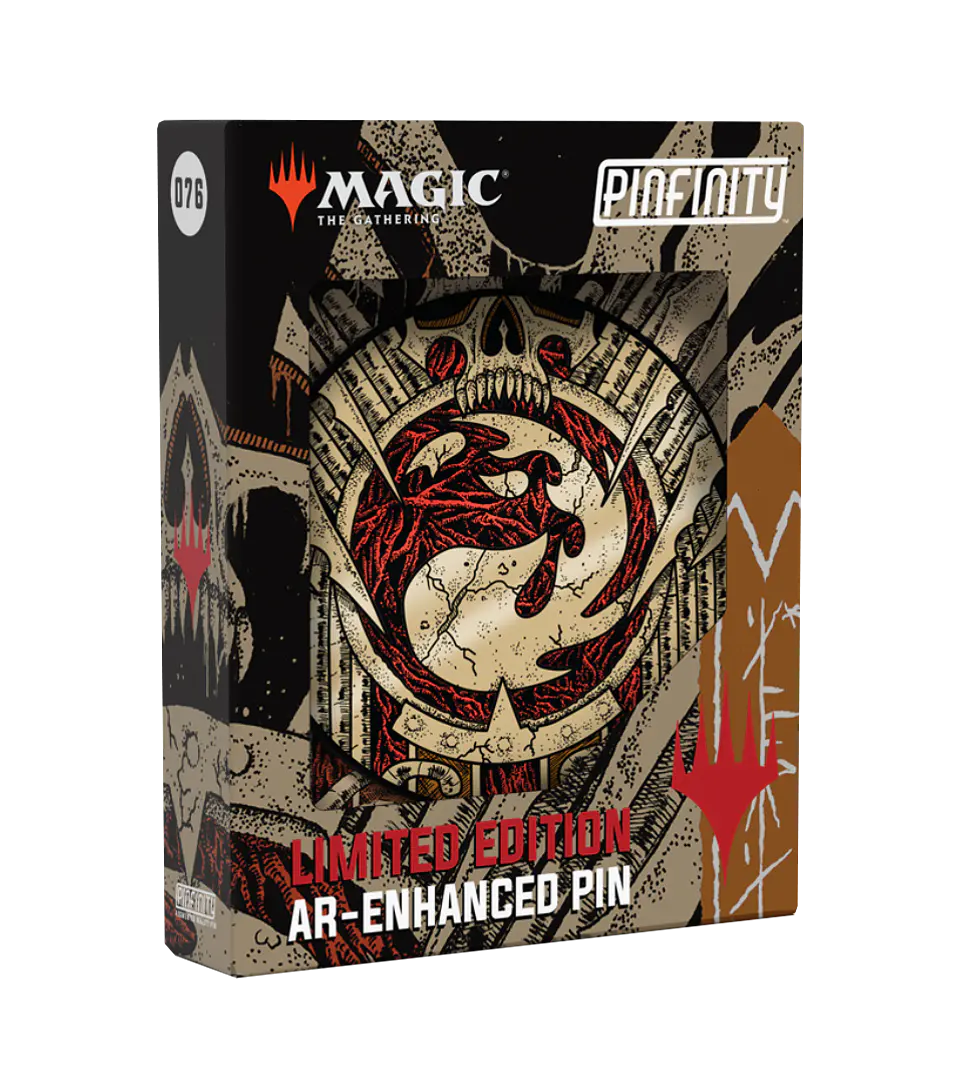 Pin: MTG Phyrexia All Will Be One - Infect Mountain Mana AR Pin 1