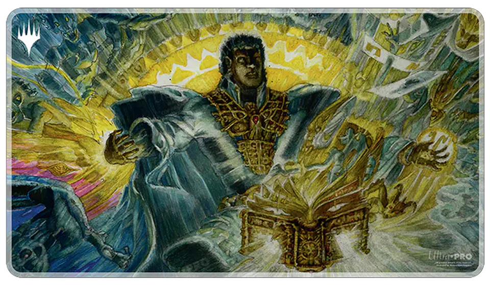 Playmat: MTG Holofoil Dominaria Remastered - Force of Will  1