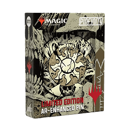 Pin: MTG Phyrexia All Will Be One - Infect Plains Mana AR Pin 