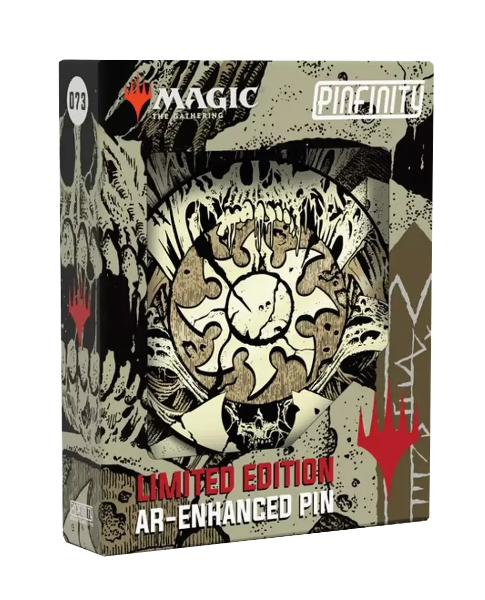 Pin: MTG Phyrexia All Will Be One - Infect Plains Mana AR Pin  1